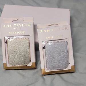 Ann Taylor Silver and Gold Phone Cover
